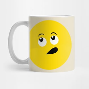 Emoji - rolling eyes face Mug